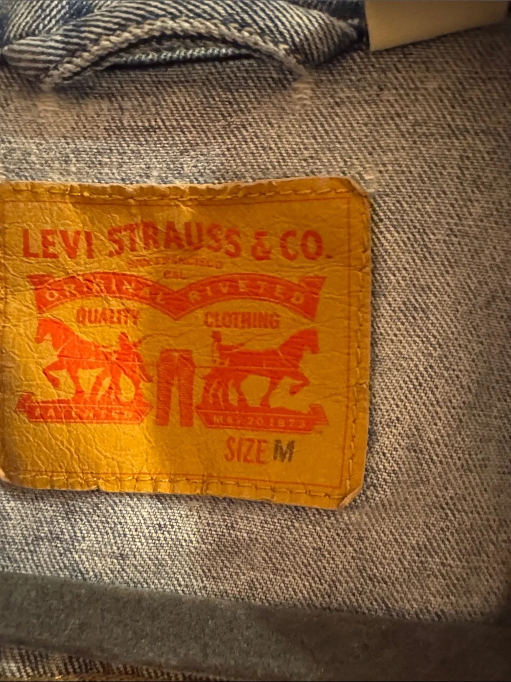 Levi's Light Wash Blue Denim Jacket